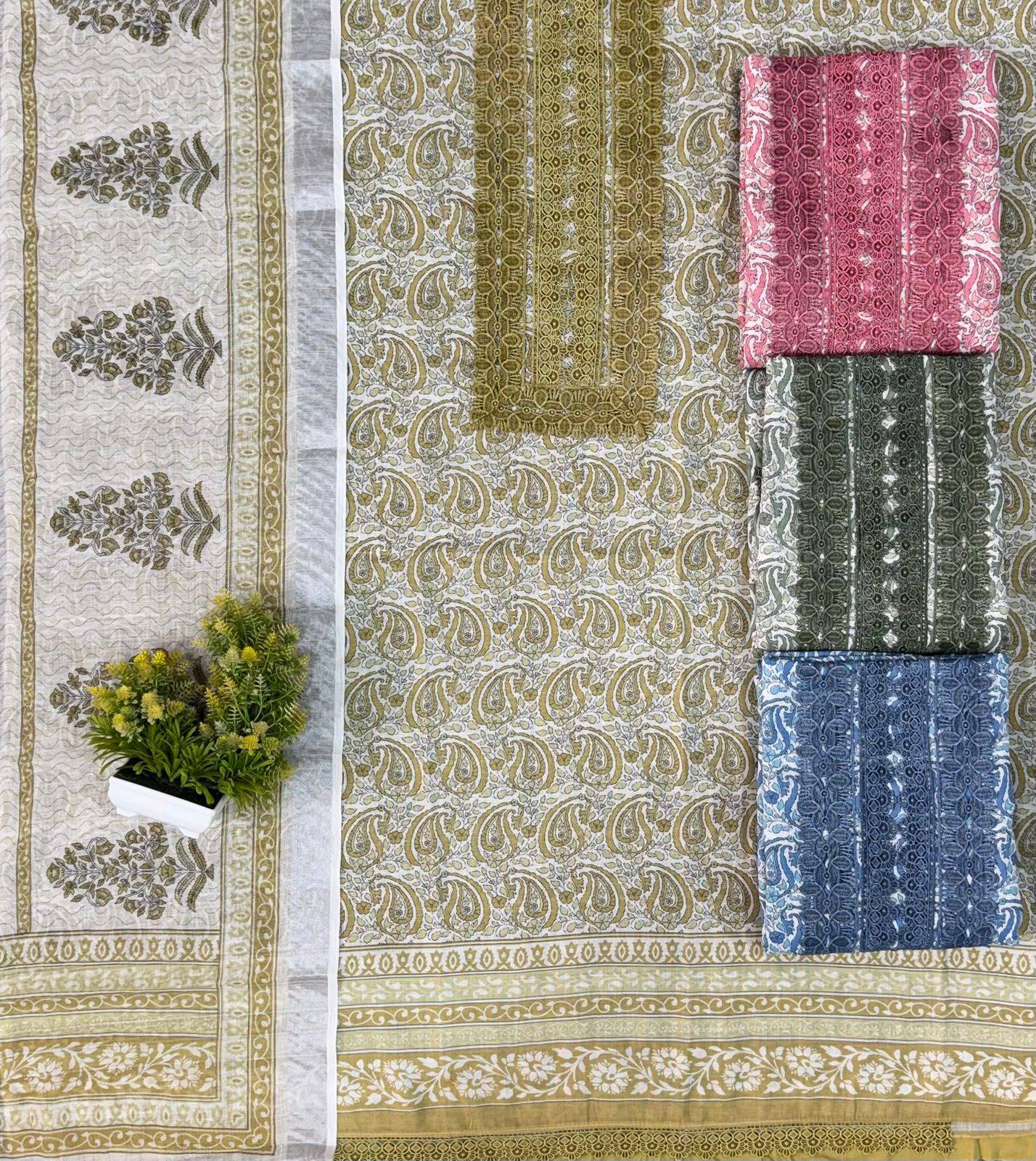Linen Series By Shurooq Stylish Beautiful Colourful Linen Dresses At Wholesale Price